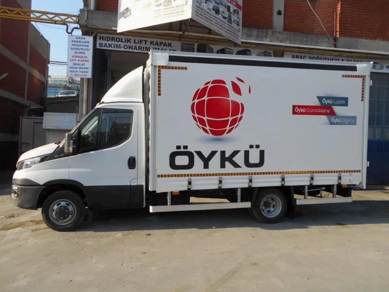 KAYAR PERDE VE KAYAR TAVAN LOJİSTİK KAMYONET KASALARI