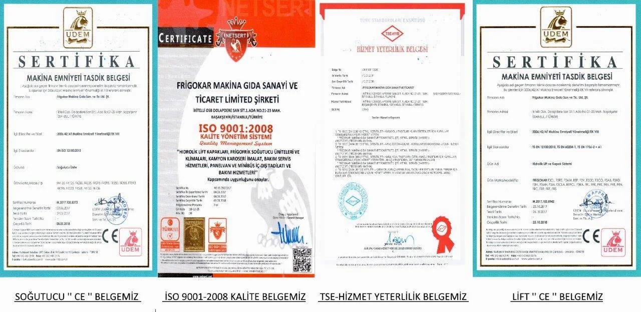 Ürün Belgelerimiz